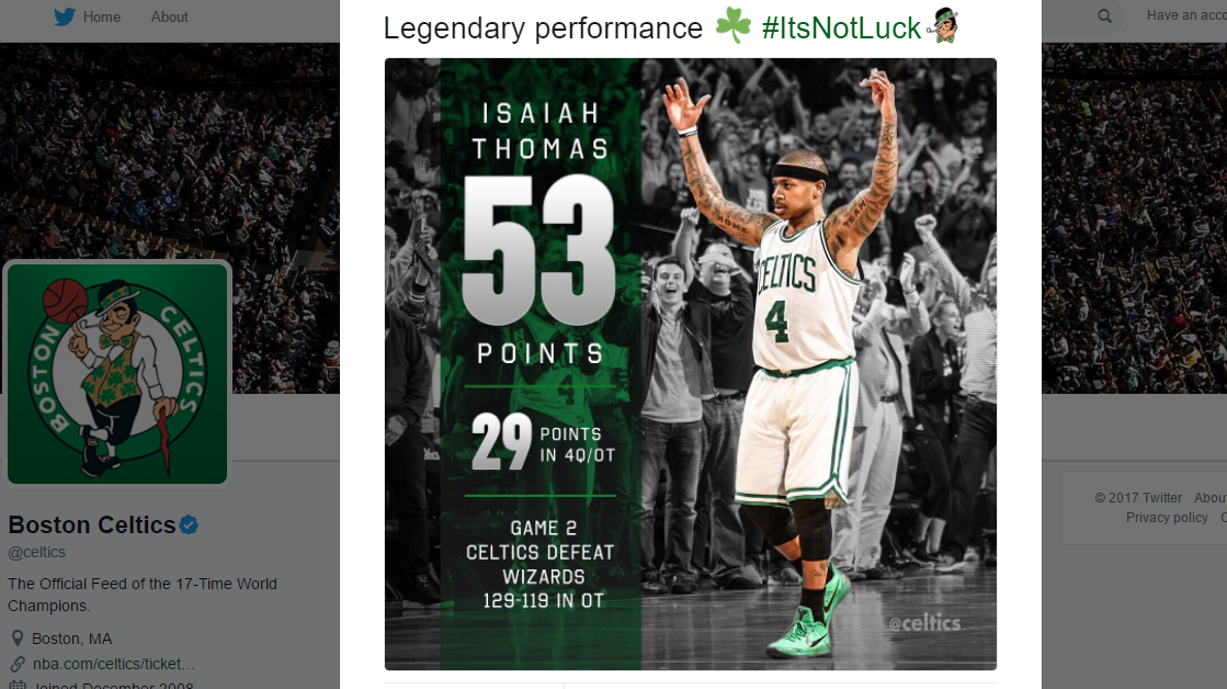 Isaiah Thomas jadi pahlawan Celtics