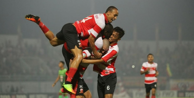 Madura United Jadi Juara Paruh Musim Liga 1 Indonesia