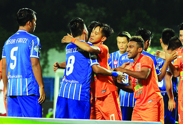 Borneo FC Menangkan Laga Usiran Melawan Persiba Balikpapan