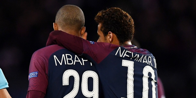 Kylian Mbappe dan Neymar, 22 November 2017