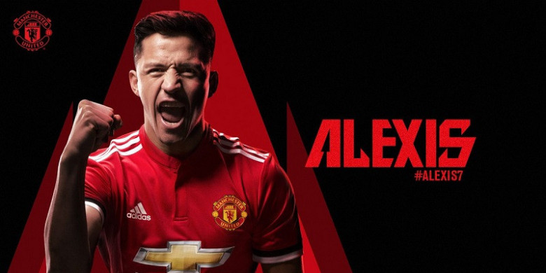 Alexis Sanchez Resmi ke Manchester United Pakai Seragam Nomor 7