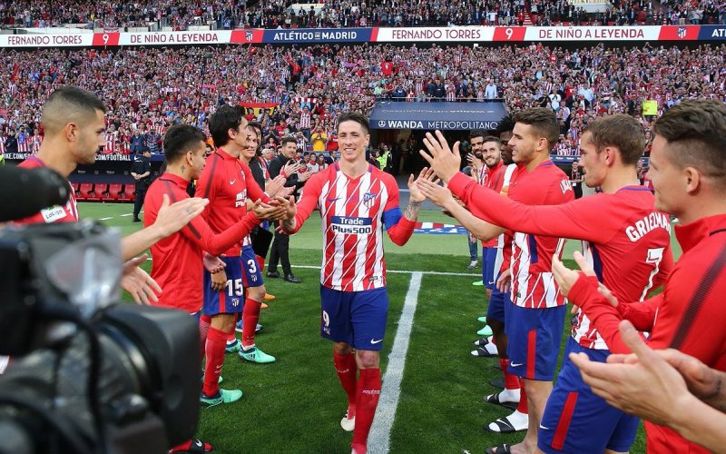 Fernando Torres saat di Atletico Madrid