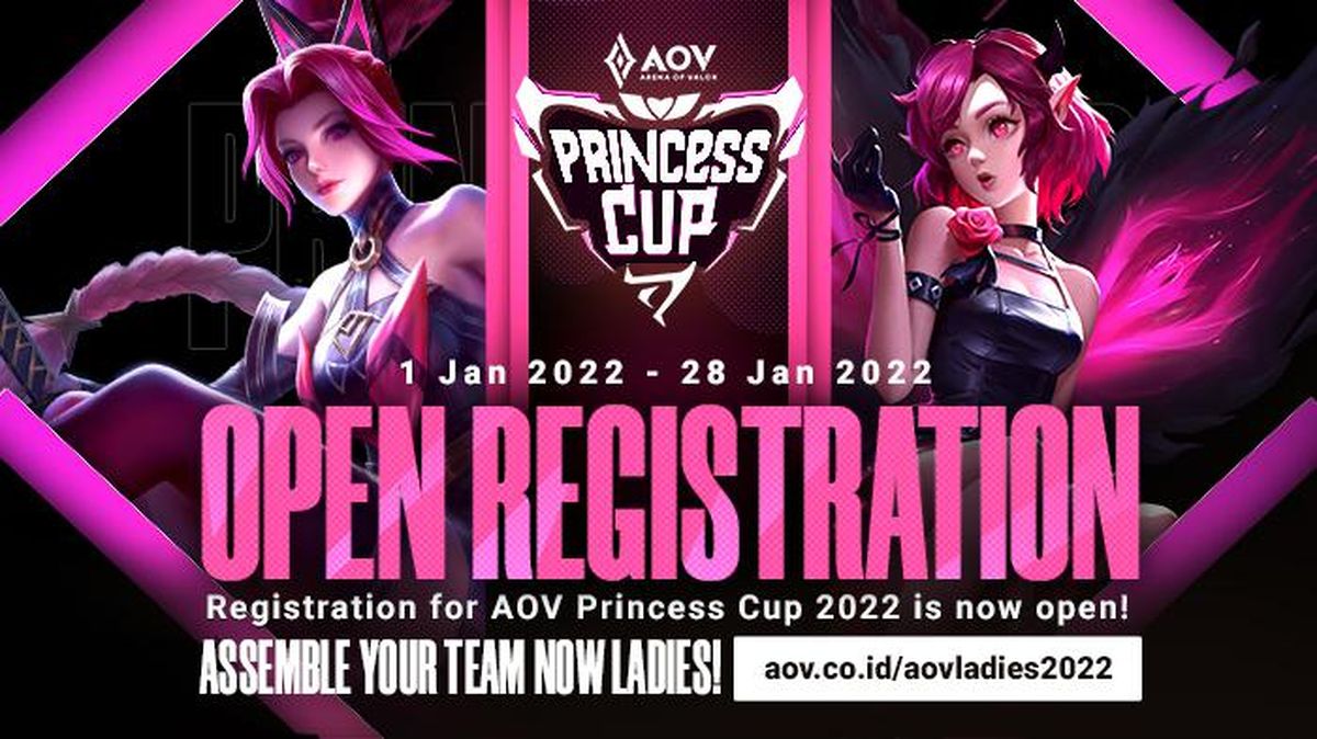 AOV Princess Cup dan AOV Princess Championship 2022.