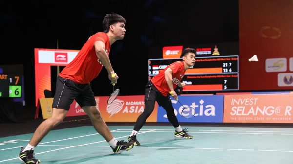 Menang Dramatis Atas Singapura, Tim Putra Indonesia Ke Final Badminton Asia Team Championship 2022