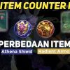 Perbedaan Item Athena Shield dan Radiant Armor